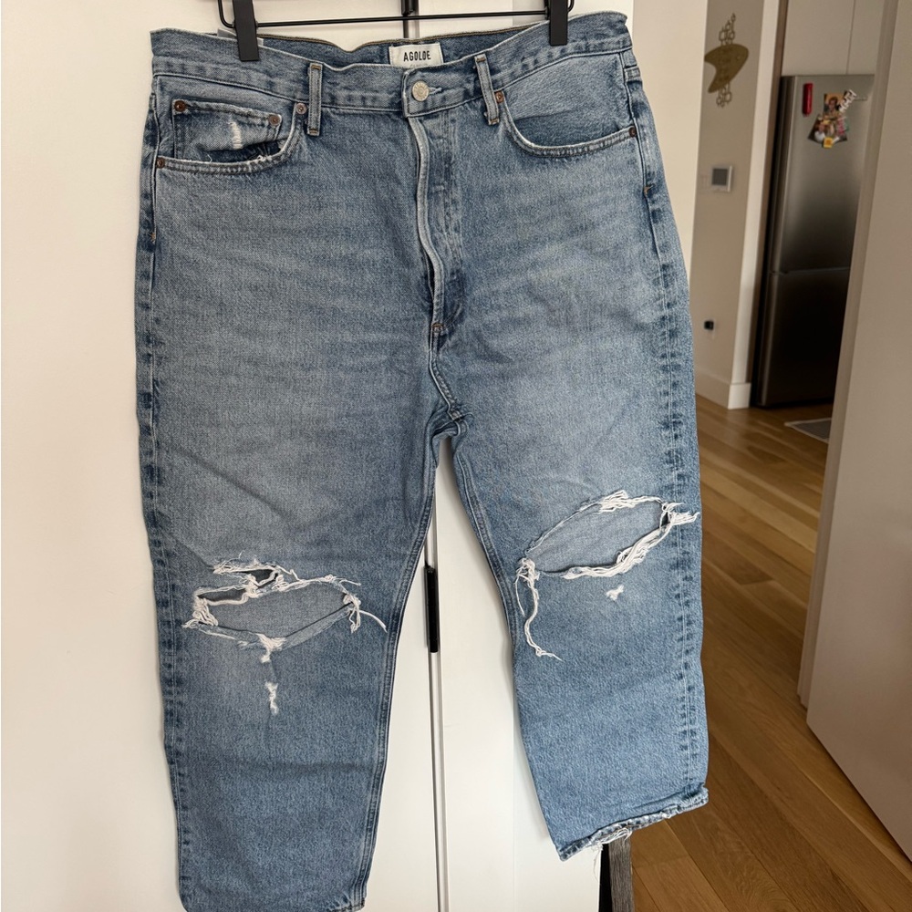 Agolde women’s Blue Relaxed 90’s Style Jeans